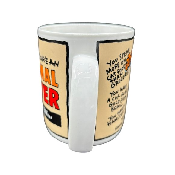 Vintage "You Know You're an Animal Lover When..." Mug Ganz Korea - Picture 6 of 16